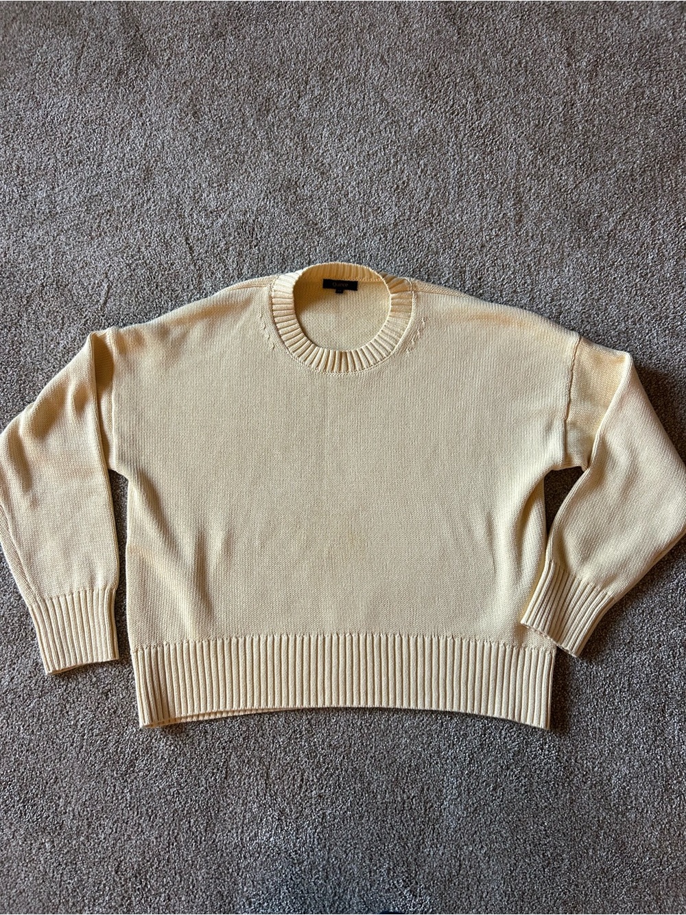 Quince butter yellow Crewneck Sweater